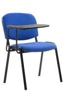 Stuhl Ken mit Klapptisch Stoff blau 