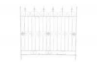 Gartenzaun Mangold antik weiß