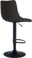 2er Set Barhocker Jerry Stoff schwarz dunkelgrau 
