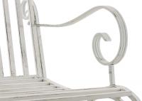 2er Set Schaukelstühle Smilla antik weiß 
