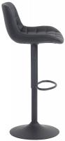 2er Set Barhocker Tover Kunstleder schwarz 