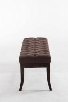 Sitzbank Ramses Stoff antik-dunkel 120 braun 