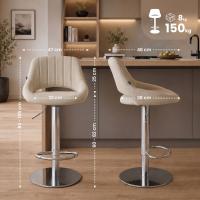 Barhocker HD Milet C Stoff creme Barhocker HD Milet C Stoff creme