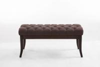 Sitzbank Ramses Stoff antik-dunkel 100 braun