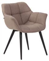 Esszimmerstuhl Roseville Stoff taupe