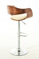 2er Set Barhocker Kingston Kunstleder walnuss/creme 