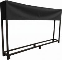 Kaminholzständer Meriden schwarz 