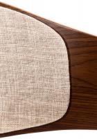 2er Set Stühle Kingston Stoff walnuss/creme 