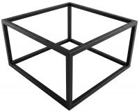 Tischgestell Metall 80x80x42 cm schwarz 