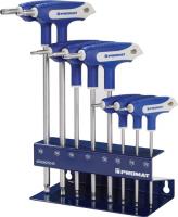 Schraubendrehersatz m.Quergriffen TX10-TX45 Seitenabtrieb m.Bohr.8-tlg.PROMAT