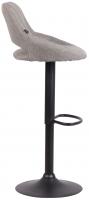 Barhocker Milet Stoff schwarz grau 