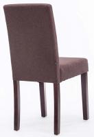 Esszimmerstuhl Ina Stoff cappuccino braun 