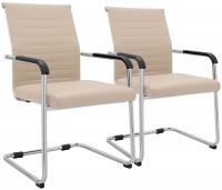 2er Set Besucherstuhl Hakon creme 2er Set Besucherstuhl Hakon creme