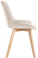 Stuhl Brook Samt creme 