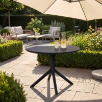 Tisch Sky rund 105 cm schwarz 