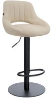 Barhocker HD Milet B Stoff creme