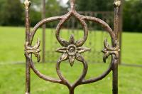 Luxus Pavillon Romantik rund 350 cm bronze 
