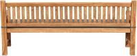 Teakbank Jackson mit Sitzkissen 220 cm + teak dunkelgrau 