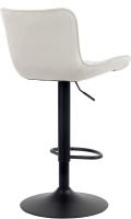 2er Set Barhocker Emma Samt creme 