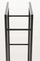 Kaminholzständer Keri 25x40x150 schwarz-matt 