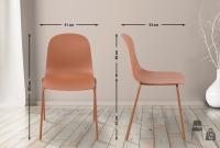 2er Set Stuhl Hardin terracotta 