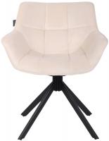 Stuhl Westport Samt creme 