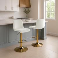Barhocker Hover Samt G creme 