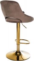 2er Set Barhocker Milet Samt G braun 