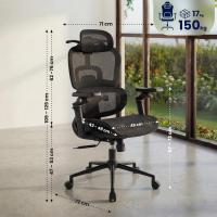 Bürostuhl Jenson schwarz 