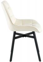 Stuhl Colby Samt creme 