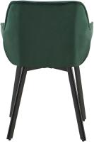 2er Set Esszimmerstuhl Antigo Samt  grün 