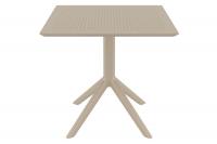 Tisch Sky 80 cm taupe Tisch Sky 80 cm taupe