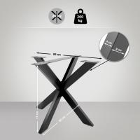 Tischbeine Biloxi S schwarz 