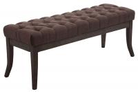 Sitzbank Ramses Stoff antik-dunkel 120 braun 