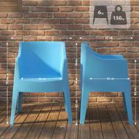 4er Set Stühle Bartal blau 4er Set Stühle Bartal blau