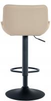 2er Set Barhocker Minosa Kunstleder creme 