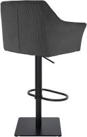 Barhocker Damaso B Cord dunkelgrau 