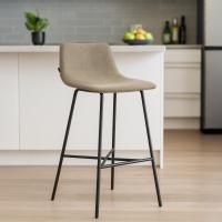 Barhocker Altona Stoff taupe