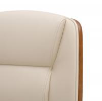 Bürostuhl Yankton walnuss/creme 