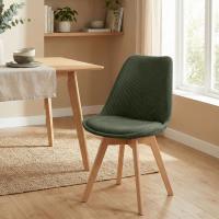 Stuhl Linares Cord grün 