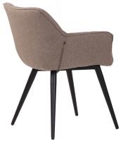 Esszimmerstuhl Roseville Stoff taupe 