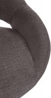 Barhocker Milet Stoff gold dunkelgrau 