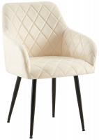 Esszimmerstuhl Monett Samt B creme 