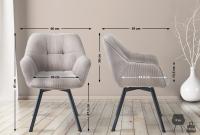 Esszimmerstuhl Jordi Cord braun 