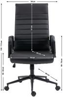 Bürostuhl Kolumbus schwarz/schwarz 