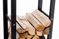 Kaminholzständer Keri V3 25x40x150 schwarz 