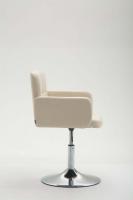 Lounger Los Angeles Kunstleder creme 