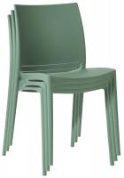 2er Set Stuhl Meton oliv 