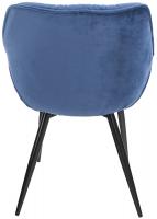 Stuhl Tanna Samt blau 