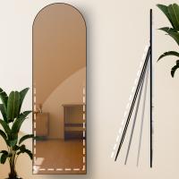 Spiegel Moline 160x50 cm schwarz-matt 